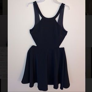 Express Black Cut-Out Dress